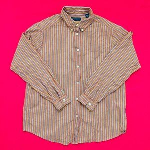 Modern Karen Scott Striped Button-Up Shirt